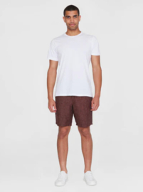 KCA || FIG loose linen shorts; chocolate malt