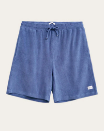 KCA || FIG loose fit terry shorts; moonlight blue