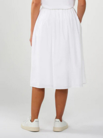 KCA II poplin skirt: bright white