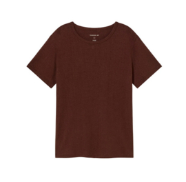 Thinking Mu || HEMP tee; chocolate