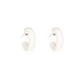 Just Trade II VIMLA tagua hoop studs small