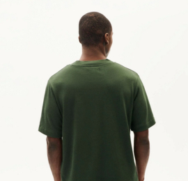 Thinking Mu || ROY tee hemp; bottle green