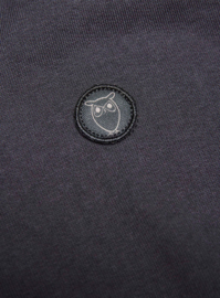 KCA II zip hood kangaroo badge sweat: black jet