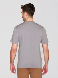 KCA || AGNAR regular fit basic tee; sharkskin