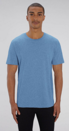 GOAT II FINZ round neck: mid heather blue