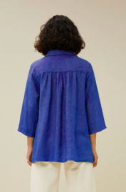 By Bar II IRENE blouse linen: kings blue