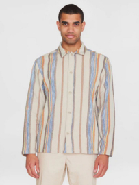 KCA || overshirt beige stripe