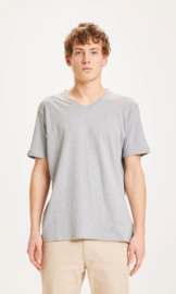 KCA || ALDER basic v-neck: grey melange