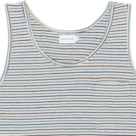 Bask in the Sun || ESTEBAN tank top: Strp blue