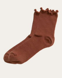 KCA || Babylock edge rib socks; tiramisu