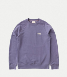 Nudie Jeans || SAMUEL logo sweat: lilac