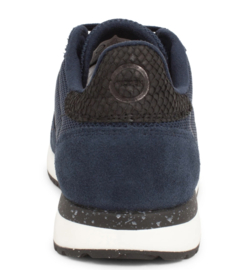 WODEN || YDUN suede mesh: navy