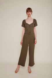 Rita Row || CHIARA blouse tencel: khaki
