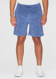 KCA || FIG loose fit terry shorts; moonlight blue