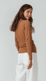 SKFK II BETTI cardi: roast brown