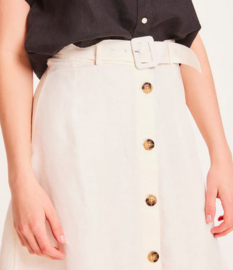KCA || LAYLA linnen skirt : buttercream