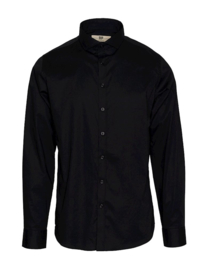 Bertoni || HJALMAR shirt uni: jet black