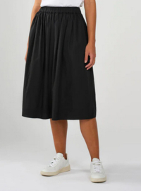 KCA II poplin skirt: black jet