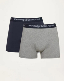 KCA || 2-pack underwear grey melange