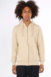 KCA II zip hood kangaroo badge sweat: light feather grey