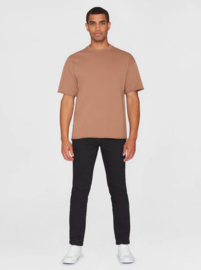 KCA || Loose fit sweat T-shirt; chocolate malt