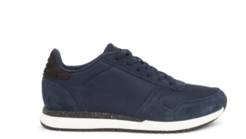 WODEN || YDUN suede mesh: navy