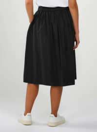 KCA II poplin skirt: black jet