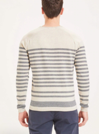 KCA || FORREST knitt stripe: light feather gray