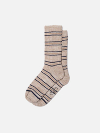 Nudie Jeans || Men Chunky Socks; Stripe Sand