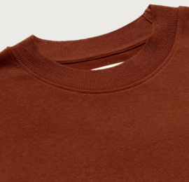 Thinking Mu || ROY hemp tee; brown