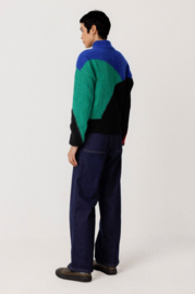 SKFK || AITZA sweater; indigo blue 