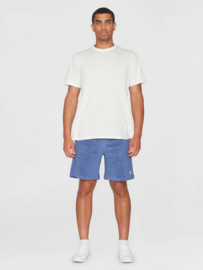 KCA || FIG loose fit terry shorts; moonlight blue