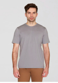 KCA || AGNAR regular fit basic tee; sharkskin