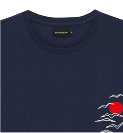 Bask in the sun II BIRDS tee: navy