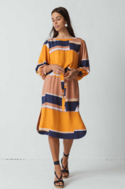 SKFK II LAURA dress: orange block