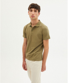 Thinking Mu II POLO hemp: kaki