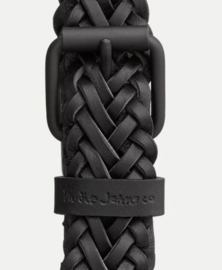 Nudie Jeans || BRETT belt braided: black