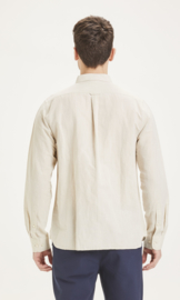 KCA || LARCH linen shirt: light feather gray-ALLEEN L BESCHIKBAAR-