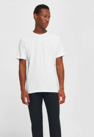 KCA || AGNAR regular fit basic tee; bright white