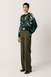 SKFK || NEKANE trouser; deep green 