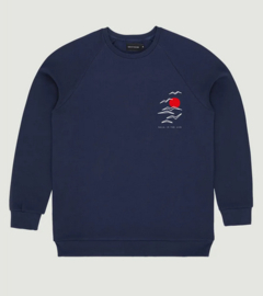 Bask in the sun II BIRDS sweat: navy -UITVERKOCHT-