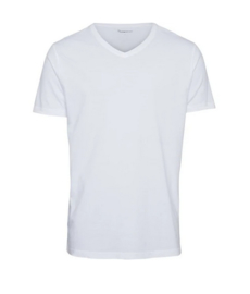 KCA || ALDER v neck tee: bright white