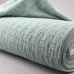 vestje tricot broderie 6 kleuren