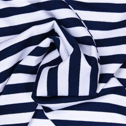 Wederzijds Geboorteplaats Stressvol Stof 0001Y tricot bretonse streep blauw wit 10 mm. | STOFFEN | boutiquemamma