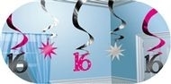 Hangdecoratie sweet sixteen