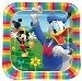 Mickey Mouse/ Donald vierkant bord