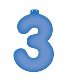 Opblaas 9 (blauw)