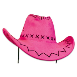Cowboy hoed roze
