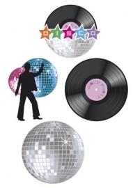 Disco wanddecoratie