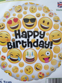 Happy Birthday ballon emoticons
